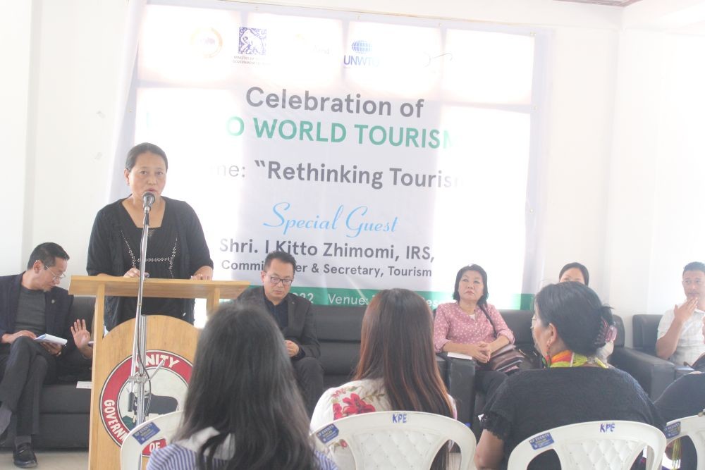 State-level World Tourism Day 2022 under the theme, 'Rethinking Tourism' at Tourist Resort, Noklak on September 27. (DIPR Photo)